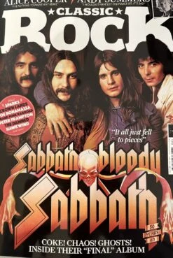 Classic Rock Magazine Issue 314 June 2023 - Black Sabbath Ozzy Osbourne (Defective Back Cover)
