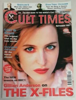 CULT TIMES #24 EUROPEAN MAGAZINE THE X-FILES GILLIAN ANDERSON