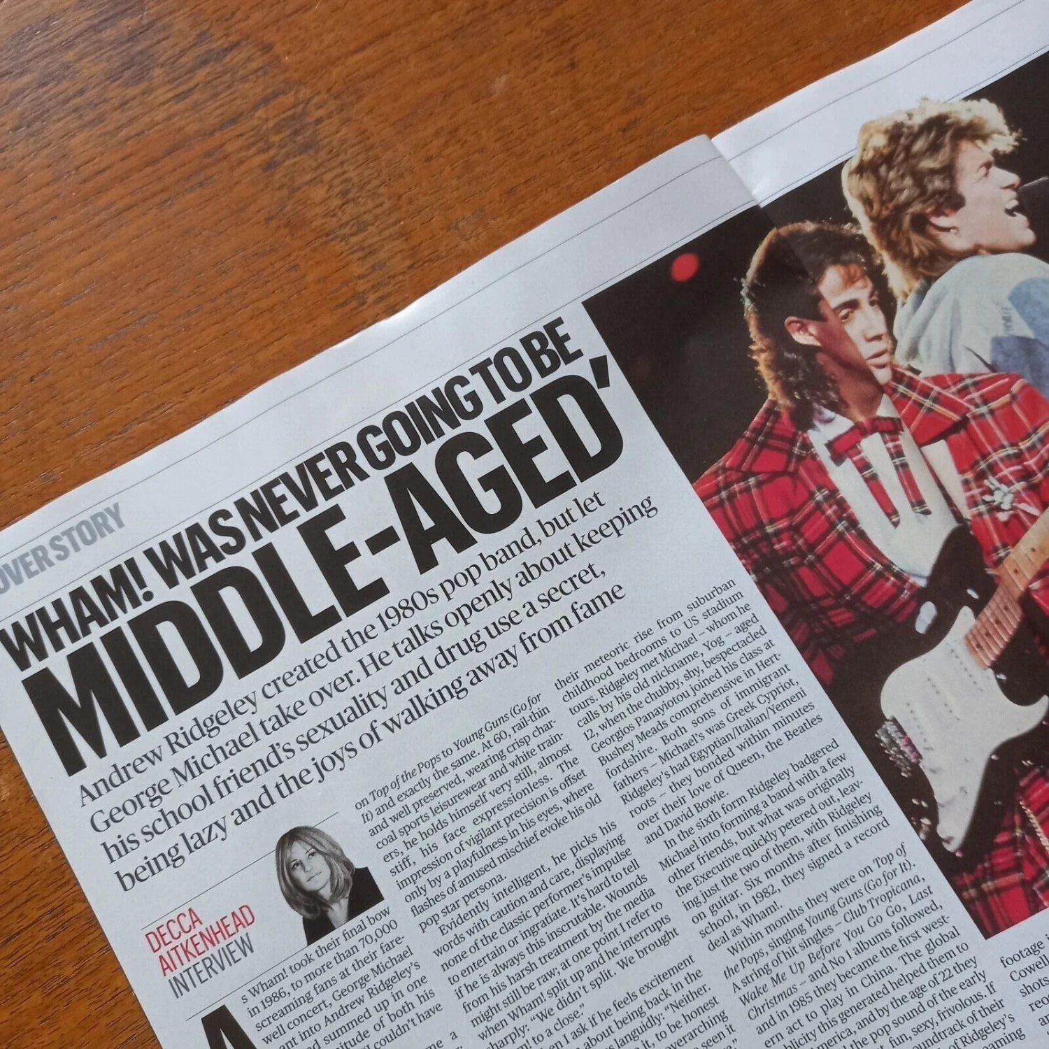 CULTURE Magazine July 2023 WHAM! George Michael Andrew Ridgeley Paul McCartney 4 CULTURE Magazine July 2023 WHAM! George Michael Andrew Ridgeley Paul McCartney - Image 2