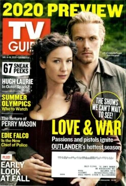 TV Guide January 6-19, 2020 SAM HEUGHAN CAITRONA BALFE COVER