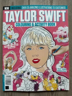 2023 TAYLOR SWIFT COLORING & ACTIVITY BOOK Taylor Themed Designs 35 ILUSTRATIONS