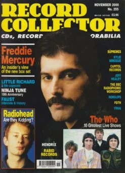 Record Collector Magazine - November 2000 (No. 255) Freddie Mercury, The Who