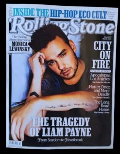 LIAM PAYNE - ONE DIRECTION - ROLLING STONE MAGAZINE - MARCH 2025 - NEW