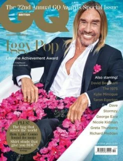 IGGY POP - GQ MAGAZINE UK OCTOBER 2019 BRITISH EDITION NEW