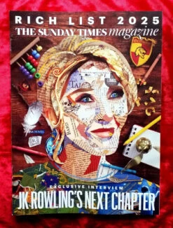 The Sunday Times Rich List 2025 Magazine JK ROWLING Exclusive Interview Harry Styles