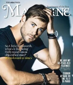 UK Times Magazine January 19th 2018 Chris Hemsworth UK Cover Interview