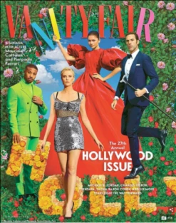 ZENDAYA CHARLIZE THERON Michael B Jordan Vanity Fair Magazine - Hollywood 2021