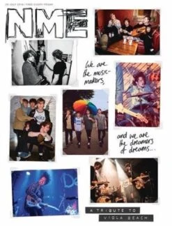 NME Magazine 29 JULY 2016 A TRIBUTE TO VIOLA BEACH