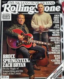 ROLLING STONE MAGAZINE - OCTOBER 2024- BRUCE SPRINGSTEEN & ZACH BRYAN- BRAND NEW