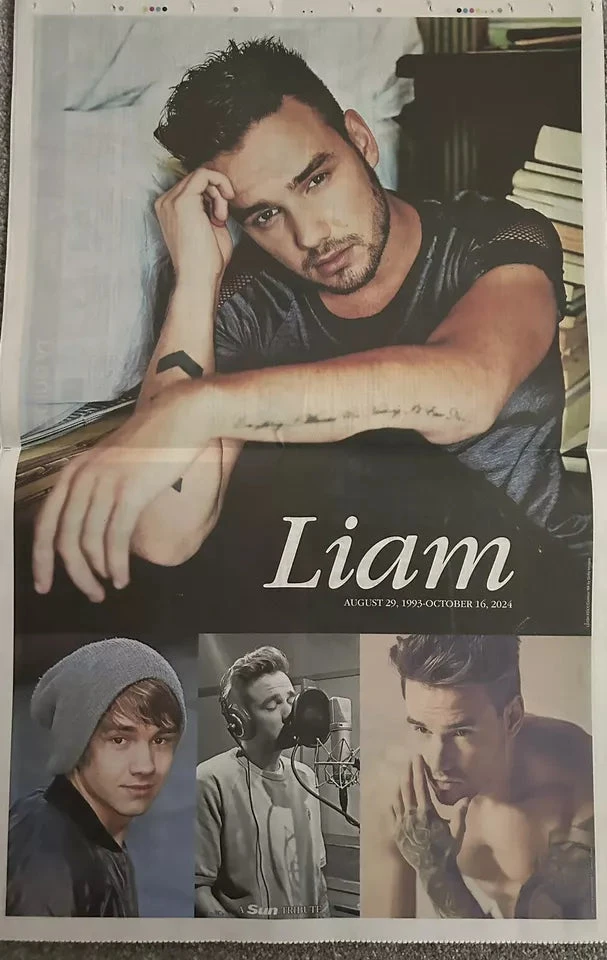 LIAM PAYNE One Direction Death - The Sun UK NEWSPAPER (18 Oct 2024) 4 LIAM PAYNE One Direction Death - The Sun UK NEWSPAPER (18 Oct 2024) - Image 2