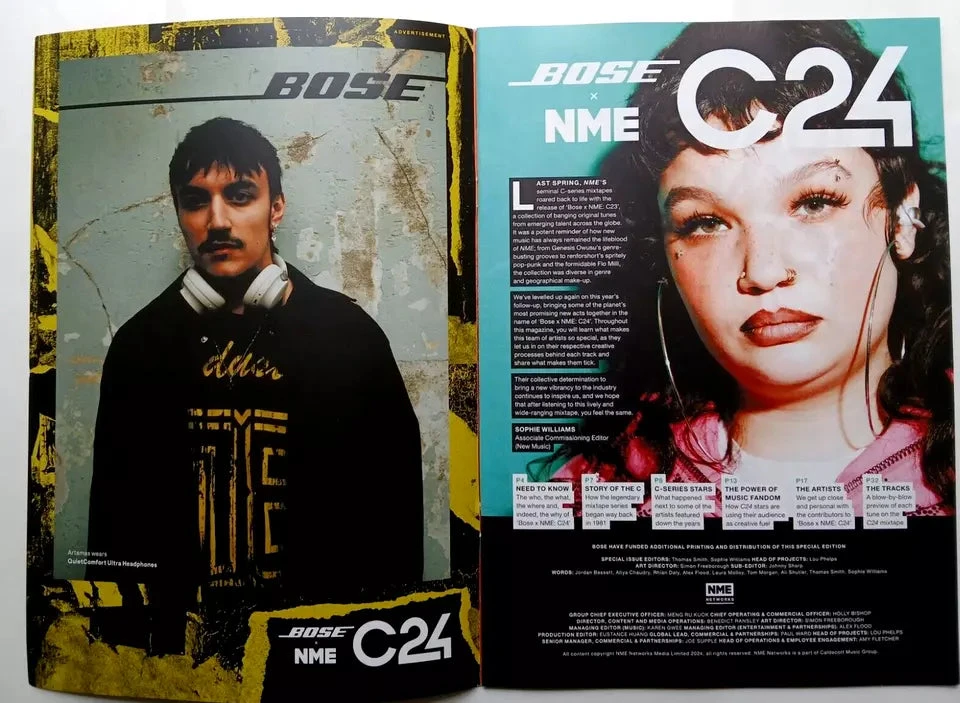 NME Magazine Bose X NME C24 Artemas - Laufey - Tehya - Lola Young - Teddy Swims 4 NME Magazine Bose X NME C24 Artemas - Laufey - Tehya - Lola Young - Teddy Swims - Image 2