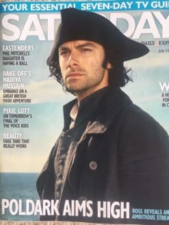 UK Saturday Magazine 15 July 2017 Aidan Turner Poldark Tilly Keeper Mungo Jerry