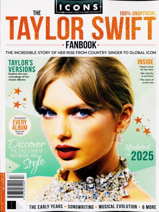 Icons Series Magazine #57 2025 - The Taylor Swift FANBOOK 3 Icons Series Magazine #57 2025 - The Taylor Swift FANBOOK