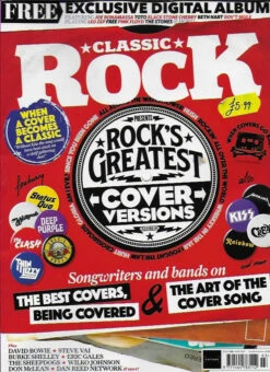 Classic Rock – March 2022 David Bowie Thin Lizzy Kiss Joan Jett Steve Vai